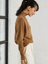 UNITED ARROWS green label relaxing NFC W/RY/N リブコンビ ハイネック ニット ユナ