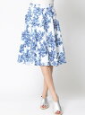 【SALE/50%OFF】Viaggio Blu ブルーフラワーブーケプリントスカート ビアッジョブルー スカート【RBA_S】【RBA_E】【送料無料】