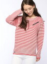【SALE/30%OFF】LACOSTE (W)『MadeFrance』 ボーダーニット (長袖) ラコステ ニット【RBA_S】【RBA_E】【送料無料】