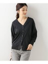 【SALE/20%OFF】IENA ALBA Vネックカーディガン(メタルボタン) イエナ その他 その他 グレー ベージュ レッド【送料無料】