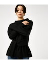 【SALE/61%OFF】AZUL by moussy 2way サッシュ付きボトルネックプルオーバー アズールバイマウジー カットソー【RBA_S】【RBA_E】