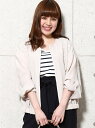 【SALE/60%OFF】ROPE' PICNIC ねじりスリーブブルゾン ロペピクニック コート/ジャケット【RBA_S】【RBA_E】