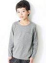 devirock パックT★クルーネック無地長袖Tシャツ デビロック カットソー