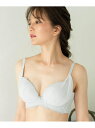 fran de lingerie Style Up Wireless -Innocent- スタイルアップワイヤレスイノセント ブラ&ショーツセット B65-G75カップ フランデランジェリー インナー/ナイトウェア ブラ/ショーツ グレー ホワイト パープル