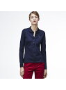 LACOSTE (W)ストレッチ ピケ ポロシャツ (長袖) ラコステ カットソー【送料無料】