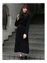 【SALE/27%OFF】dazzlin ベルト付ニットロングワンピース ダズリン ワンピース【RBA_S】【RBA_E】【送料無料】