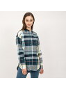 AIGLE Wリネンコットンオーバーシャツ エーグル シャツ/ブラウス【送料無料】