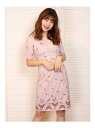 【SALE/50%OFF】dazzlin CHAPON×dazzlinストレートワンピース ダズリン ワンピース【RBA_S】【RBA_E】【送料無料】