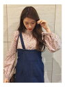【SALE/23%OFF】dazzlin リトルストライプフラワーブラウス ダズリン シャツ/ブラウス【RBA_S】【RBA_E】【送料無料】