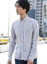 【SALE/50%OFF】UNITED ARROWS green label relaxing KT FRENCH/LI TOP/ギンガムチェック ボタンダウンシャツ ユナイテッドアローズ グリーンレーベルリラクシング シャツ/ブラウス【RBA_S】【RBA_E】【送料無料】