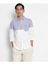 【SALE/70%OFF】THE SHOP TK(Men) カラミバイカラーシャツ ザ ショップ ティーケー シャツ/ブラウス【RBA_S】【RBA_E】