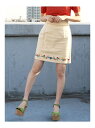 【SALE/60%OFF】dazzlin フラワーヘム刺繍ミニスカート ダズリン スカート【RBA_S】【RBA_E】