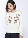 【SALE/61%OFF】INGNI C・前刺繍入りボリューム袖PO イング カットソー【RBA_S】【RBA_E】
