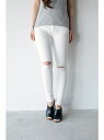 【SALE/60%OFF】AZUL by moussy リップドカラースキニーパンツ アズールバイマウジー パンツ/ジーンズ【RBA_S】【RBA_E】