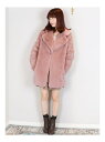 【SALE/40%OFF】dazzlin ビッグカラーフェイクファーコート ダズリン コート/ジャケット【RBA_S】【RBA_E】【送料無料】
