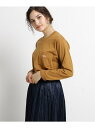 【洗える】DANTONクルーネックロンT デッサン カットソー【送料無料】