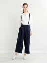 【SALE/35%OFF】Afternoon Tea スラブスカーチョ アフタヌーンティー・リビング パンツ/ジーンズ パンツその他 ネイビー オレンジ グリーン