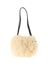 【SALE/30%OFF】koe Women's フェイクファーショルダーバッグ コエ バッグ トートバッグ ホワイト ブラウン