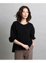 【SALE/40%OFF】COUP DE CHANCE 【洗える/セットアップ対応】ダンボールサイドスリット入りプルオーバー クード シャンス カットソー カットソーその他 ブラック ブラウン パープル【送料無料】
