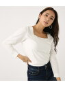 【SALE/30%OFF】AZUL by moussy 2WAYスクエアロンT アズールバイマウジー カットソー【RBA_S】【RBA_E】
