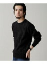 【SALE/50%OFF】クルーネックニット ナノユニバース ニット【RBA_S】【RBA_E】