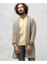 【SALE/10%OFF】nano・universe JAPAN MADEホールガーメントロングニットカーディガン ナノユニバース ニット【RBA_S】【RBA_E】【送料無料】