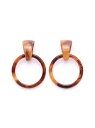 【SALE/30%OFF】NATURAL BEAUTY BASIC マーブルサークルピアス ナチュラルビューティベーシック アクセサリー【RBA_S】【RBA_E】