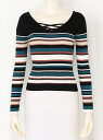 【SALE/50%OFF】LIP SERVICE フロントクロスリブニットTOPS リップサービス ニット【RBA_S】【RBA_E】