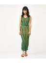 【SALE/50%OFF】SLY SUMMER STRIPE HG MAXI SK スライ スカート ロングスカート イエロー