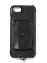 B'2nd 【DEMIURVO】POCHE 背面手帳型スマホケース iPhoneSE2/8/7/6s/6 ストラップ付 ビーセカンド その他 その他 ブラック【送料無料】
