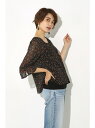 【SALE/62%OFF】AZUL by moussy 《WEB限定プレセール》小花柄五分袖フレアブラウス アズールバイマウジー シャツ/ブラウス【RBA_S】【RBA_E】