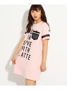 PINK-latte ★ニコラ掲載★メッシュポケットTシャツワンピ ピンク ラテ【送料無料】