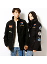【SALE/70%OFF】Purple&Yellow ワッペン付きM-65 コムサイズム コート/ジャケット【RBA_S】【RBA_E】【送料無料】