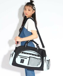 【SALE／10%OFF】PINK-latte 【容量約45L】累計10000個販売!大人気につき再入荷♪マルチポケットトラベルボストン ピンク ラテ バッグ ボストンバッグ ブルー【送料無料】