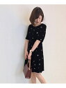 【SALE/60%OFF】ベロア刺繍ワンピース ト