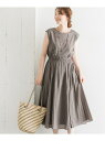 【SALE/20%OFF】ROSSO ウエスト切替ギャザーロ...