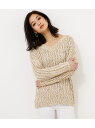 【SALE/65%OFF】AZUL by moussy 《3/31 12時までWEB限定価格》メランジリリヤーンニット アズールバイマウジー ニット【RBA_S】【RBA_E】
