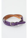 【SALE/40%OFF】SLY THINBELT スライ ファッショングッズ ベルト パープル ブラック