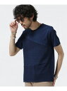 【SALE/30%OFF】nano・universe //インディゴ切替Tシャツ ナノユニバース カットソー【RBA_S】【RBA_E】