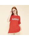 【SALE／60%OFF】AIGLE セベンヌ半袖Tシャツ エーグル トップス カットソー・Tシャツ レッド ブルー グリーン