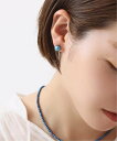 Lilas AP 8mm インディゴパール1ツブピアスK102P スピックアンドスパン アクセサリー ピアス ネイビー【送料無料】