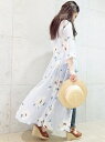 【SALE/50%OFF】31 Sons de mode シフォン花柄プリントガウンワンピース トランテアン ソン ドゥ モード ワンピース【RBA_S】【RBA_E】【送料無料】