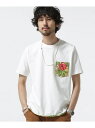 【SALE/30%OFF】nano・universe //異素材PKピグメントTシャツ ナノユニバース カットソー【RBA_S】【RBA_E】