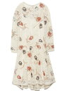 Lily Brown レース刺繍Aラインワンピース リリーブラウン【先行予約】*【送料無料】