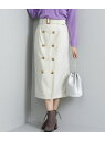 【SALE/10%OFF】ViS 【泉里香×ViS】Iライントレンチスカート ビス スカート【RBA_S】