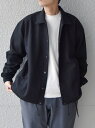 【SALE/55%OFF】SHIPS any SHIPS any: 【ウォッシャブル】ウールライク ポンチ コーチジャケット◇ シップス コート/ジャケット ブルゾン ブラック グレー ネイビー【送料無料】