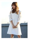 【SALE/60%OFF】dazzlin コットンエンブロイダリーミニワンピース ダズリン ワンピース【RBA_S】【RBA_E】
