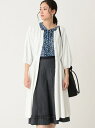 【SALE/52%OFF】TO BE CHIC コットンビームロングカーディガン トゥー ビー シック コート/ジャケット ブルゾン ホワイト ネイビー オレンジ【送料無料】