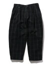 BEAMS MEN BEAMS PLUS / 2プリーツ ナイロン チェック トラウザーズ ビームス メン パンツ その他のパンツ【送料無料】