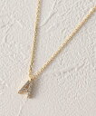 【SALE/50%OFF】OPAQUE.CLIP イニシャルネックレス オペークドットクリップ アクセサリー・腕時計 ネックレス レッド ベージュ シルバー ブラウン